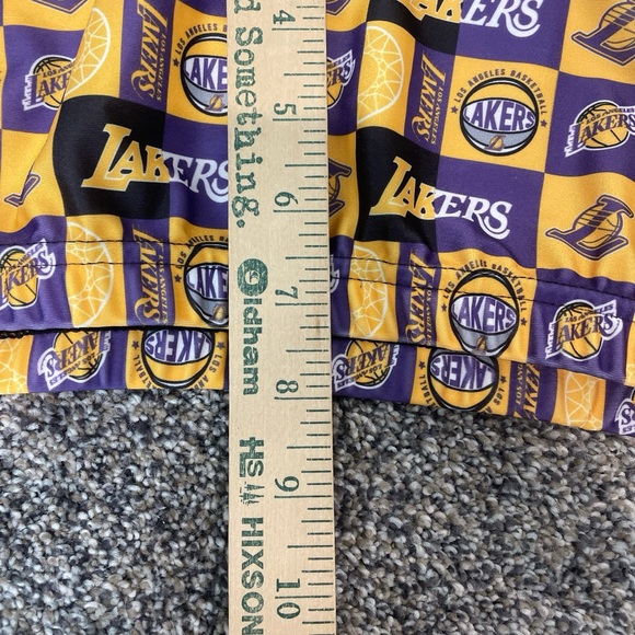 NWOT NBA Ultra Game Women's Lakers Basketball Logo Pattern Yellow Sports Bra XL - Picture 5 of 7